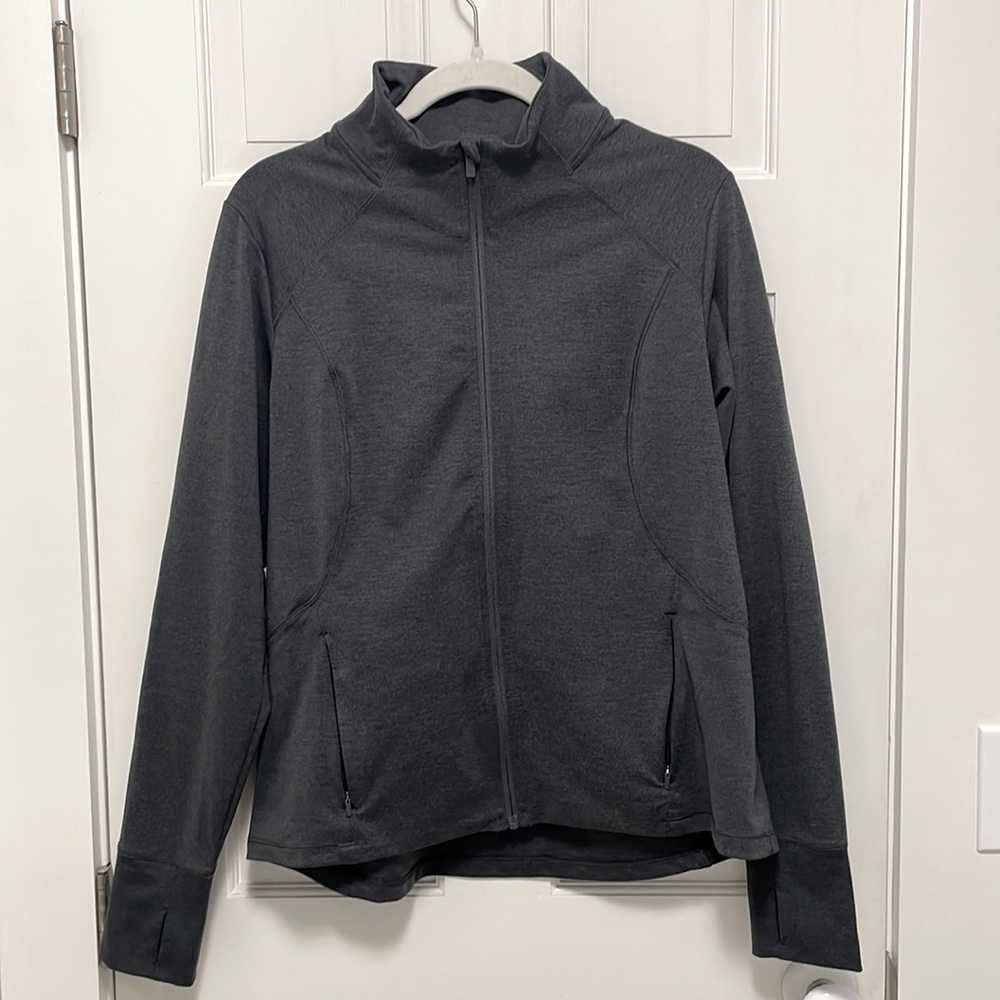 NWOT - Target Women’s Grey Zip-Up Track Jacket - Size L